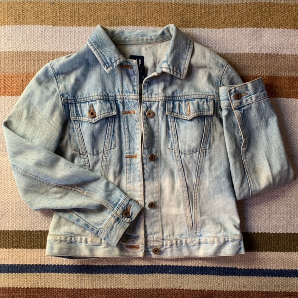 Ombré denim jacket